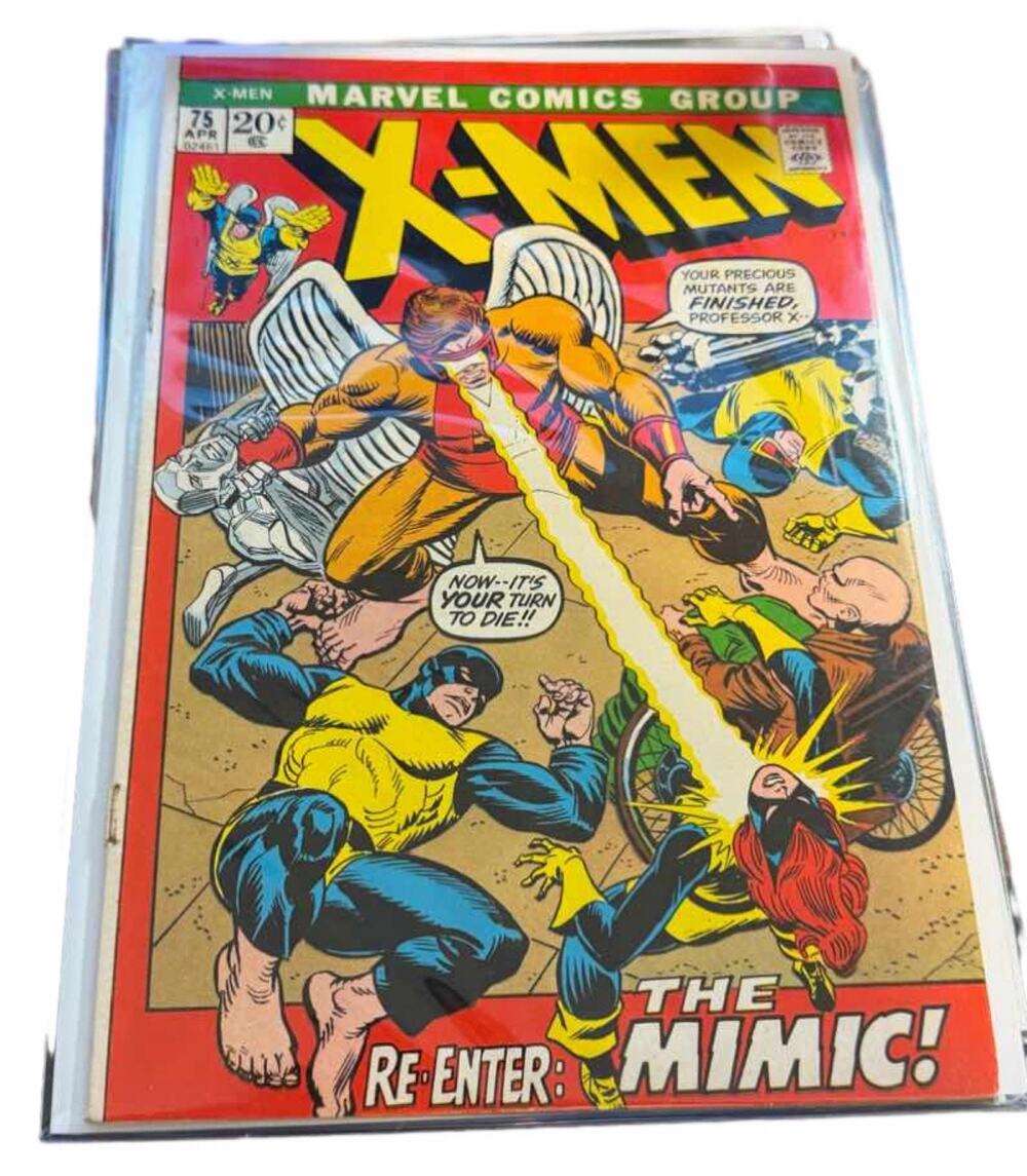X-Men #75 (Marvel Comics, 1973) The Re-Enter Mimic Bronze Age Comic